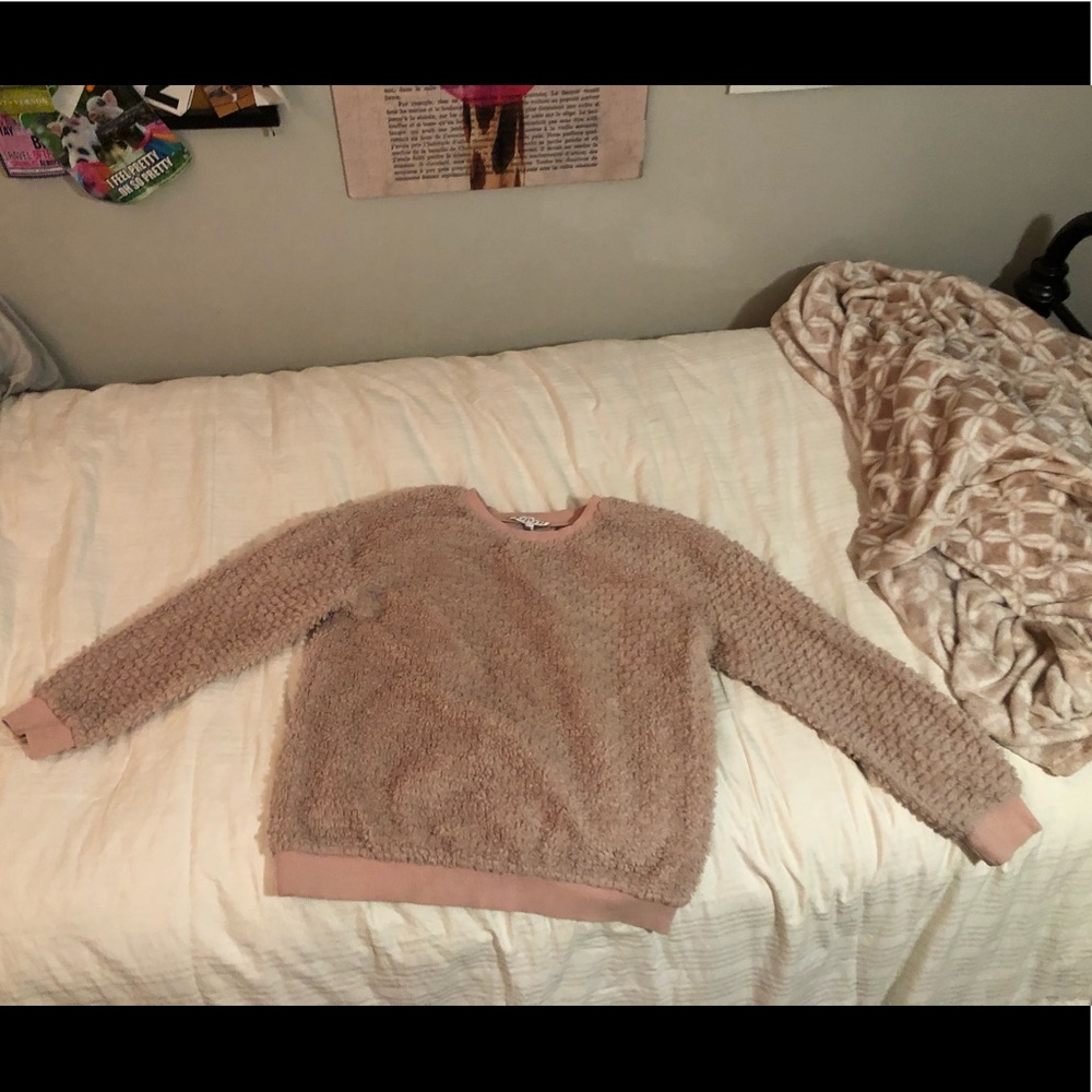Joy joy, Pink top/ sweatshirt medium